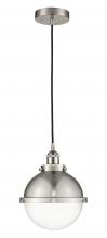  616-1PH-SN-HFS-82-SN-LED - Hampden - 1 Light - 9 inch - Brushed Satin Nickel - Cord hung - Mini Pendant