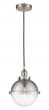  616-1PH-SN-HFS-84-SN-LED - Hampden - 1 Light - 9 inch - Brushed Satin Nickel - Cord hung - Mini Pendant