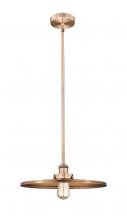  616-1S-AC-MFR-AC-16 - Appalachian - 1 Light - 16 inch - Antique Copper - Cord hung - Mini Pendant