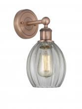  616-1W-AC-G82 - Eaton - 1 Light - 6 inch - Antique Copper - Sconce