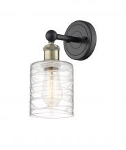  616-1W-BAB-G1113 - Cobbleskill - 1 Light - 5 inch - Black Antique Brass - Sconce