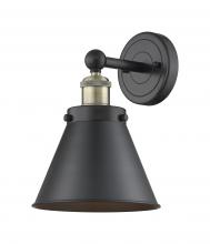  616-1W-BAB-M13-BK - Appalachian - 1 Light - 8 inch - Black Antique Brass - Sconce