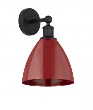  616-1W-BK-MBD-75-RD - Plymouth - 1 Light - 8 inch - Matte Black - Sconce