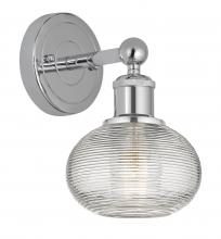  616-1W-PC-G555-6CL - Ithaca - 1 Light - 6 inch - Polished Chrome - Sconce