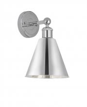  616-1W-PC-MBC-8-PC - Berkshire - 1 Light - 8 inch - Polished Chrome - Sconce