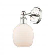  616-1W-PN-G101 - Belfast - 1 Light - 6 inch - Polished Nickel - Sconce