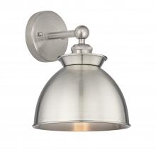 Innovations Lighting 616-1W-SN-M14-SN - Adirondack - 1 Light - 8 inch - Brushed Satin Nickel - Sconce