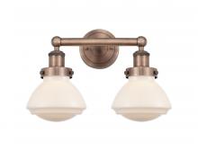  616-2W-AC-G321 - Olean - 2 Light - 16 inch - Antique Copper - Bath Vanity Light