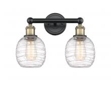  616-2W-BAB-G1013 - Belfast - 2 Light - 15 inch - Black Antique Brass - Bath Vanity Light