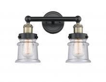  616-2W-BAB-G184S - Canton - 2 Light - 14 inch - Black Antique Brass - Bath Vanity Light