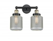  616-2W-BAB-G262 - Stanton - 2 Light - 15 inch - Black Antique Brass - Bath Vanity Light