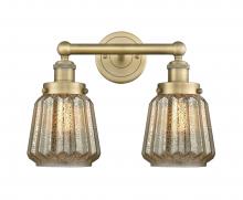  616-2W-BB-G146 - Chatham - 2 Light - 16 inch - Brushed Brass - Bath Vanity Light