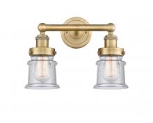  616-2W-BB-G184S - Canton - 2 Light - 14 inch - Brushed Brass - Bath Vanity Light