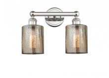  616-2W-PN-G116 - Cobbleskill - 2 Light - 14 inch - Polished Nickel - Bath Vanity Light