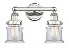  616-2W-PN-G182S - Canton - 2 Light - 14 inch - Polished Nickel - Bath Vanity Light