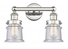  616-2W-PN-G184S - Canton - 2 Light - 14 inch - Polished Nickel - Bath Vanity Light