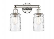  616-2W-PN-G352 - Candor - 2 Light - 14 inch - Polished Nickel - Bath Vanity Light