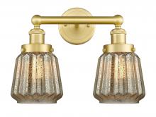  616-2W-SG-G146 - Chatham - 2 Light - 16 inch - Satin Gold - Bath Vanity Light