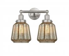 Innovations Lighting 616-2W-SN-G146 - Chatham - 2 Light - 16 inch - Brushed Satin Nickel - Bath Vanity Light