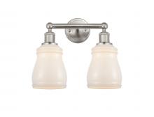  616-2W-SN-G391 - Ellery - 2 Light - 14 inch - Brushed Satin Nickel - Bath Vanity Light