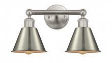  616-2W-SN-M8-SN - Smithfield - 2 Light - 16 inch - Brushed Satin Nickel - Bath Vanity Light