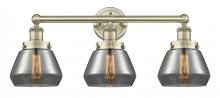  616-3W-AB-G173 - Fulton - 3 Light - 25 inch - Antique Brass - Bath Vanity Light