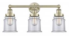  616-3W-AB-G182 - Canton - 3 Light - 24 inch - Antique Brass - Bath Vanity Light