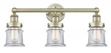  616-3W-AB-G182S - Canton - 3 Light - 23 inch - Antique Brass - Bath Vanity Light