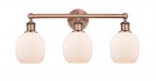  616-3W-AC-G101 - Belfast - 3 Light - 24 inch - Antique Copper - Bath Vanity Light