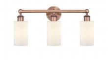  616-3W-AC-G801 - Clymer - 3 Light - 22 inch - Antique Copper - Bath Vanity Light