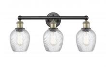  616-3W-BAB-G292 - Salina - 3 Light - 24 inch - Black Antique Brass - Bath Vanity Light