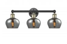  616-3W-BAB-G93 - Fenton - 3 Light - 25 inch - Black Antique Brass - Bath Vanity Light