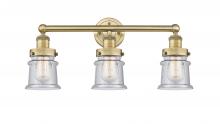  616-3W-BB-G184S - Canton - 3 Light - 23 inch - Brushed Brass - Bath Vanity Light