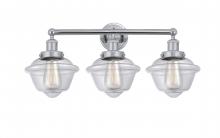  616-3W-PC-G532 - Oxford - 3 Light - 25 inch - Polished Chrome - Bath Vanity Light