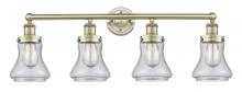  616-4W-AB-G194 - Bellmont - 4 Light - 33 inch - Antique Brass - Bath Vanity Light