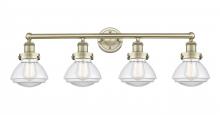  616-4W-AB-G322 - Olean - 4 Light - 34 inch - Antique Brass - Bath Vanity Light