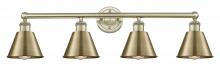  616-4W-AB-M8-AB - Smithfield - 4 Light - 34 inch - Antique Brass - Bath Vanity Light