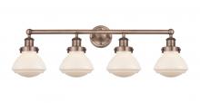  616-4W-AC-G321 - Olean - 4 Light - 34 inch - Antique Copper - Bath Vanity Light