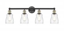  616-4W-BAB-G392 - Ellery - 4 Light - 32 inch - Black Antique Brass - Bath Vanity Light