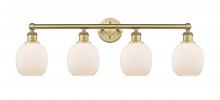  616-4W-BB-G101 - Belfast - 4 Light - 33 inch - Brushed Brass - Bath Vanity Light