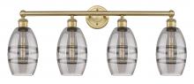  616-4W-BB-G557-6SM - Vaz - 4 Light - 33 inch - Brushed Brass - Bath Vanity Light