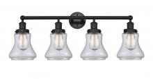  616-4W-BK-G192 - Bellmont - 4 Light - 33 inch - Matte Black - Bath Vanity Light