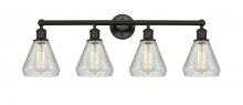  616-4W-OB-G275 - Conesus - 4 Light - 33 inch - Oil Rubbed Bronze - Bath Vanity Light