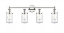  616-4W-PN-G314 - Dover - 4 Light - 32 inch - Polished Nickel - Bath Vanity Light