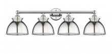  616-4W-PN-M14-PN - Adirondack - 4 Light - 35 inch - Polished Nickel - Bath Vanity Light