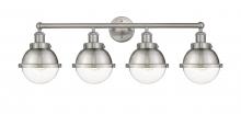  616-4W-SN-HFS-62-SN - Hampden - 4 Light - 34 inch - Brushed Satin Nickel - Bath Vanity Light