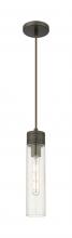  617-1P-OB-G617-11SDY - Boreas - 1 Light - 3 inch - Oil Rubbed Bronze - Cord Hung - Mini Pendant