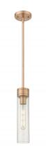  617-1S-AC-G617-11SDY - Boreas - 1 Light - 3 inch - Antique Copper - Stem Hung - Mini Pendant