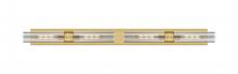  617L-4W-BB-G617-11SM - Boreas - 4 Light - 51 inch - Brushed Brass - Bath Vanity Light