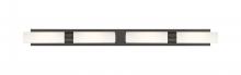  617L-4W-OB-G617-11WH - Boreas - 4 Light - 51 inch - Oil Rubbed Bronze - Bath Vanity Light